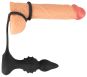 Penis-/Hodenring mit Vibro-Analplug 