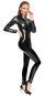 Schwarzer Overall aus Lack S