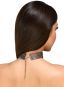 Schwarzes Halsband mit Strasssteinchen 