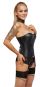 Straps-Corsage aus Leder XS