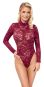 Stringbody mit langem Arm & Stehkragen M