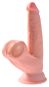 King Cock Plus 3D Triple Density Dildo mit schwingenden Hoden 19,5 cm