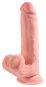 King Cock Plus 3D Triple Density Dildo mit schwingenden Hoden 26,0 cm