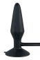True Black aufblasbarer Analplug 