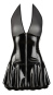 Ausgestelltes Lack-Kleid 2XL