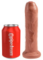 King Cock 7" Uncut Cock (17,8 cm, Ø 4,6 cm) Hautfarben Dunkel