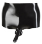 Latex-Pants mit Penis/Hodenhülle Schwarz S/M