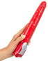 Red Push Vibrator (19,5 cm, Ø 4 cm) 