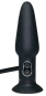 True Black Vibrating Anal-Plug 