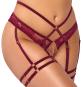 Abierta Fina Ouvert-Set mit BH & Straps-Slip S