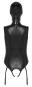 Busenfreier Kunstleder Straps-Body ouvert S