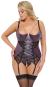 Cottelli CURVES Strapshemd & String ouvert 85D/L