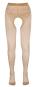 Hautfarbene Strumpfhose ouvert 1