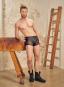 Herren Pants Mattlook mit Netz-Einsätzen S