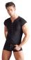 Leicht transparente Herren Pants mit Druckknopfleiste S