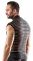 Herren Shirt transparenter Querstreifen-Look S