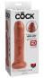 King Cock 7" Uncut Cock (17,8 cm, Ø 4,6 cm) 