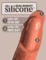 King Cock Elite 6“ Dual Density Silicone Cock Tan (17,8 cm, Ø 3,7 cm) 