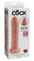 King Cock 7" Uncunt Cock (17,8 cm, Ø 4,6 cm) Hell