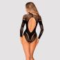 Obsessive Langarm-Body ouvert S-L