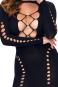 Enges Langarm-Minikleid (S-L) 