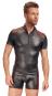 Elastisches Herren Shirt zweifarbiger Mattlook S