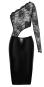 Noir Kleid Orgia S