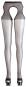 Straps-Strumpfhose Schwarz S/M