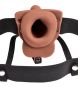 6“ Hollow Strap-on with Balls (17,8 cm, Ø 4,8 cm) 