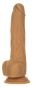 Naked Addiction 9" Thrusting Dong (22,9 cm, Ø 4,5 cm) Caramel