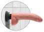 King Cock 9" Vibrating Cock with Balls (23 cm, Ø 4,8 cm) Hautfarben Hell