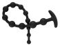 Black Velvets Anal Beads (50 cm, Kugel-Ø 1,7–3 cm) 