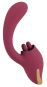Javida Vibrator mit Zungen-Stimulator (20,6 cm, Ø 1,9 cm – 3,7 cm) 