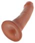 King Cock 6“ Cock (17 cm, Ø 4,3 cm) Hautfarben Dunkel