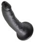 King Cock 7“ Cock (20,5 cm, Ø 4,1 cm) Dark