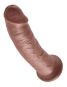 King Cock 9“ Cock (24 cm, Ø 5,3 cm) Brown