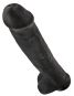 King Cock Riesendildo mit Hoden 15“ (38,1 cm, Ø 7,6 cm) Hautfarben Schwarz