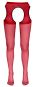 Rote Straps-Strumpfhose in Strapsgurt-Optik (S/M) 