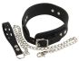 Silikon Halsband mit Leine 