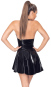 Ausgestelltes Lack-Kleid 2XL