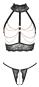 Abierta Fina Ouvert-Set mit Top & String S