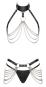 Harness-Set aus Lederimitat (S-L) 