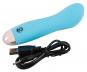 Mini Vibrator Cuties Blue (12,9 cm, Ø 3,5 cm) 