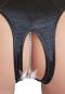 Damen Slip ouvert mit Perlenkette S