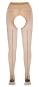 Hautfarbene Strumpfhose ouvert 1