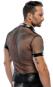 Herren Shirt Mix Netz und Wetlook S