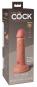 King Cock Elite 6“ Dual Density Silicone Cock Light (17,8 cm, Ø 3,7 cm) 