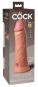 King Cock Elite 8“ Dual Density Silicone Cock Light