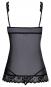 Kissable Babydoll Powernet im Mix mit Effektspitze S/M