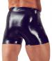 Latex-Pants mit Penishülle und Analkondom L